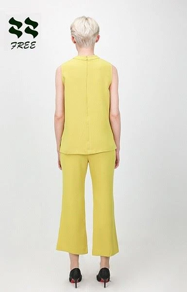 Solid Crepe Woven Tank Top Supplier